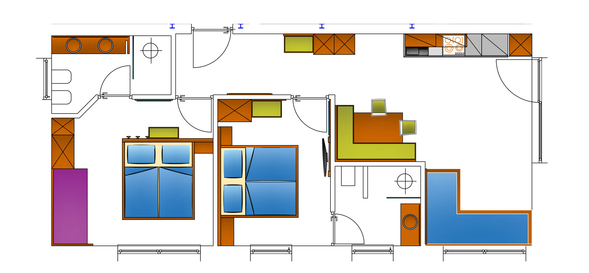Floor plan Apartment Franziska