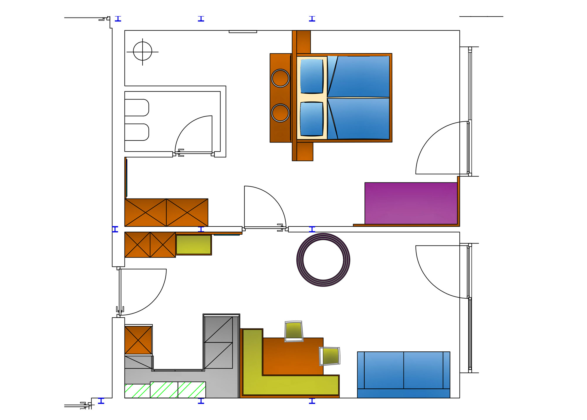 Floor plan Apartment Katharina
