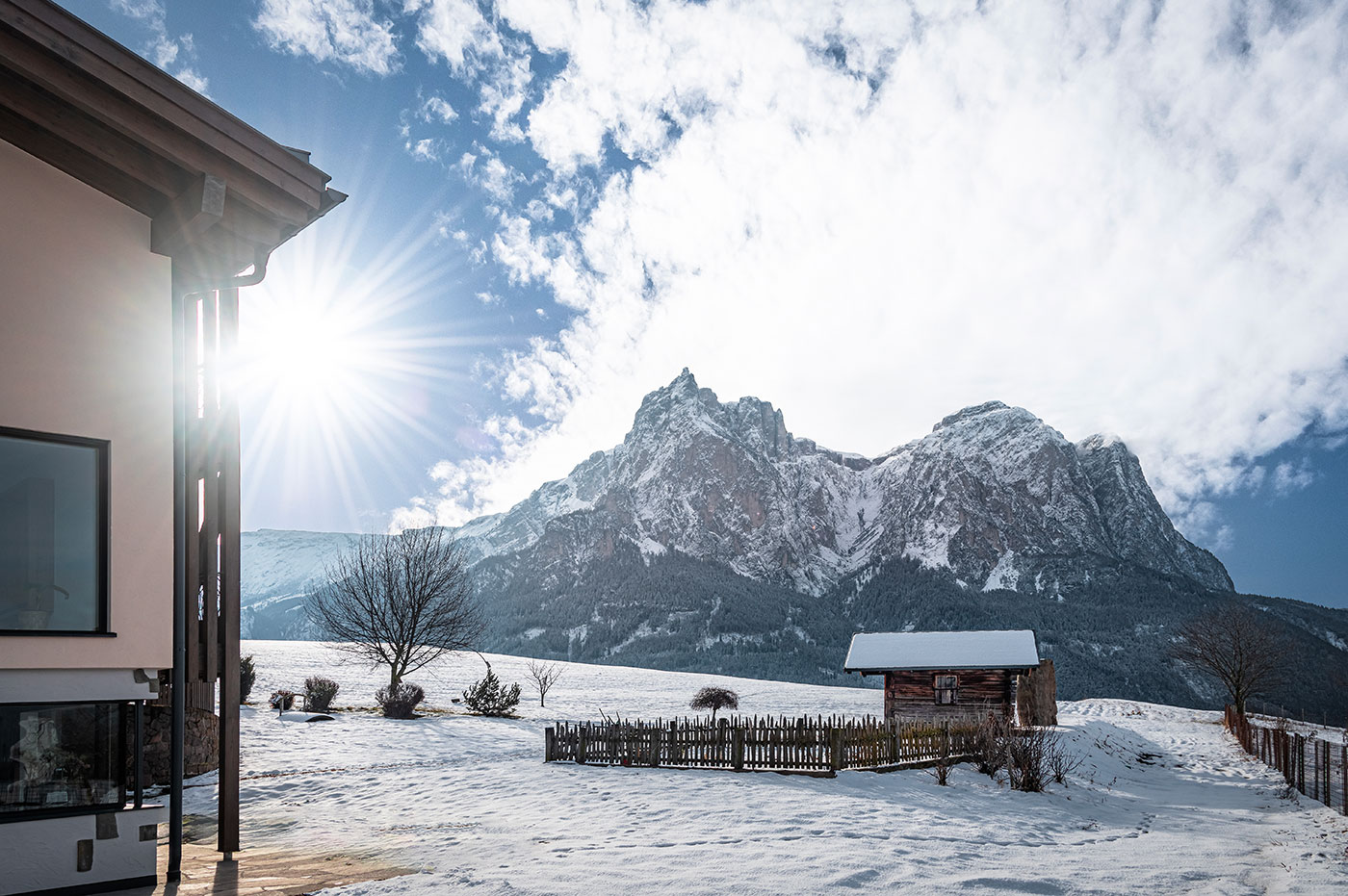 Wellnessbauernhof Suedtirol Winter